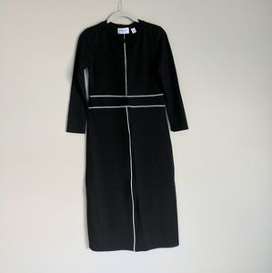 Sonnet James black/white dress, XS